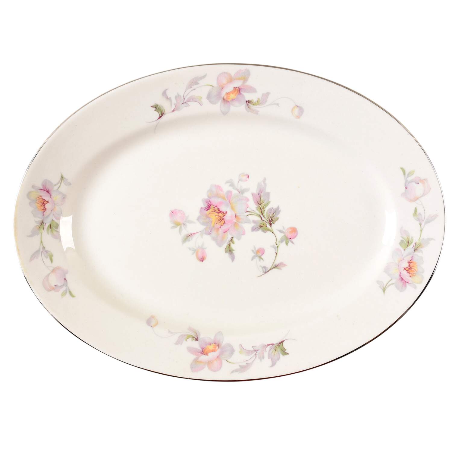 Silver Moon 11" Oval Serving Platter by Warwick-1