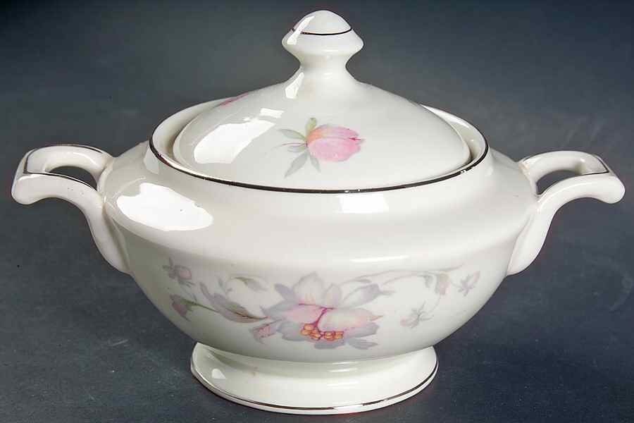 Silver Moon Sugar Bowl & Lid by Warwick-1