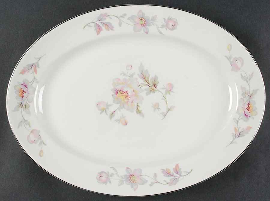 Silver Moon 14" Oval Serving Platter by Warwick-1