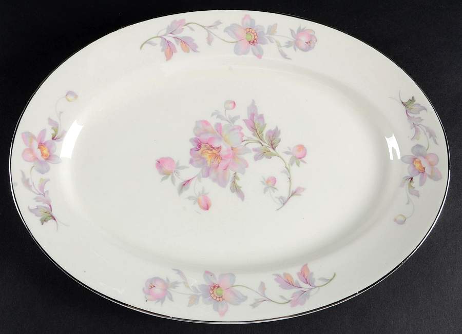 Silver Moon 12" Oval Serving Platter by Warwick-1