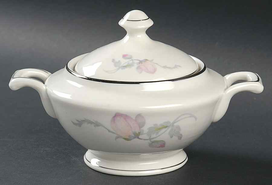 Silver Poppy Sugar Bowl & Lid by Warwick-1