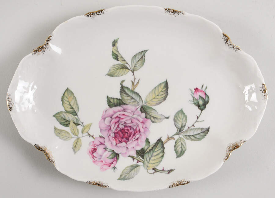 Venetian Rose Gold 11" Oval Serving Platter by Warwick-1