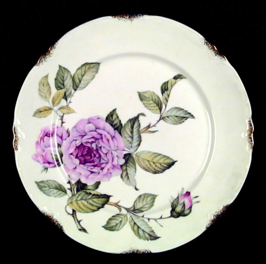 Venetian Rose Gold Dinner Plate by Warwick-1