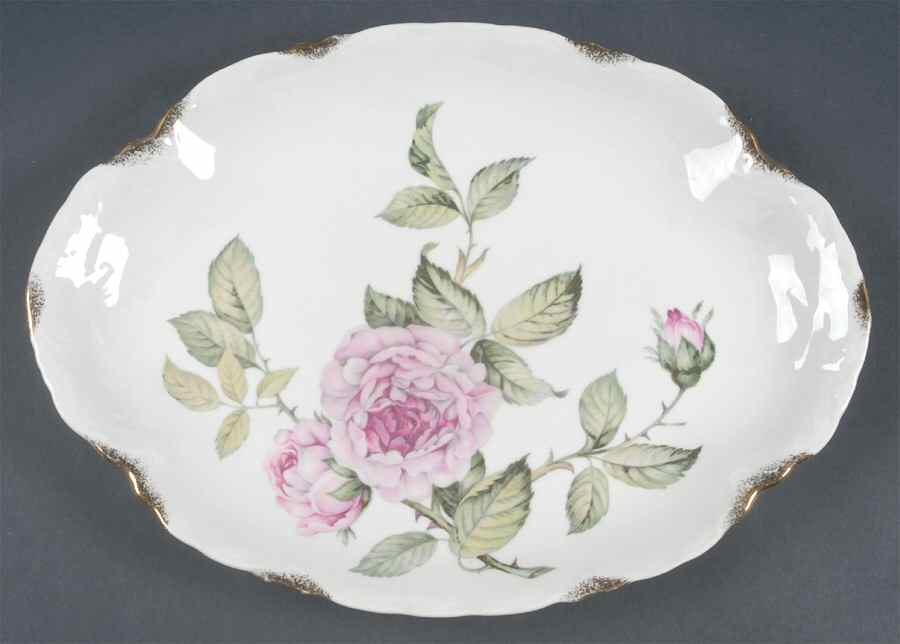 Venetian Rose Gold 13" Oval Serving Platter by Warwick-1