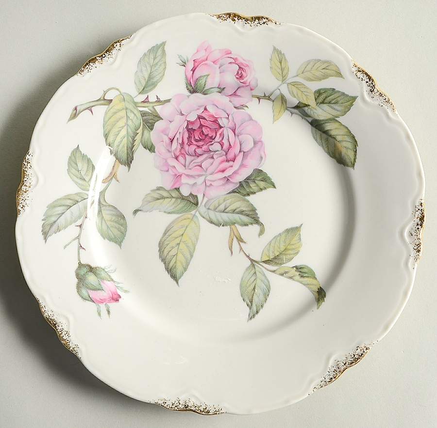 Venetian Rose Gold Salad Plate by Warwick-1