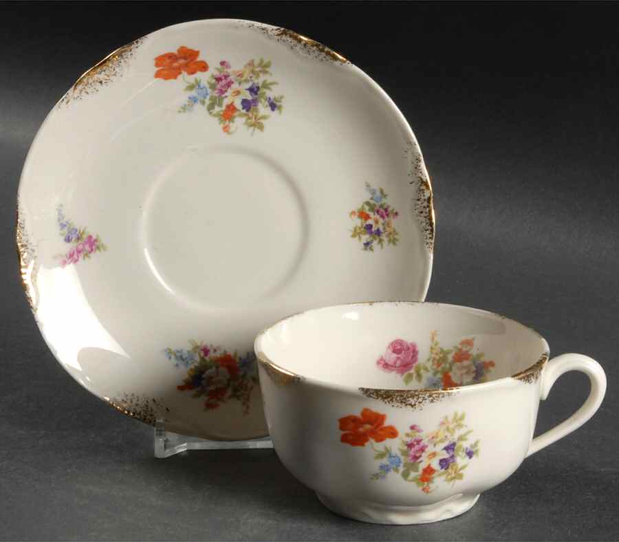 WAR10 Flat Cup & Saucer Set by Warwick-1