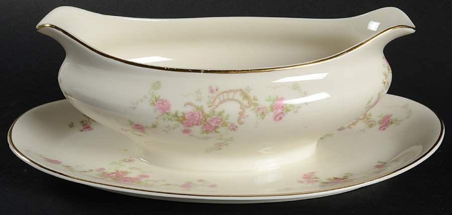 A9323 Gravy Boat with Attached Underplate by Warwick-1