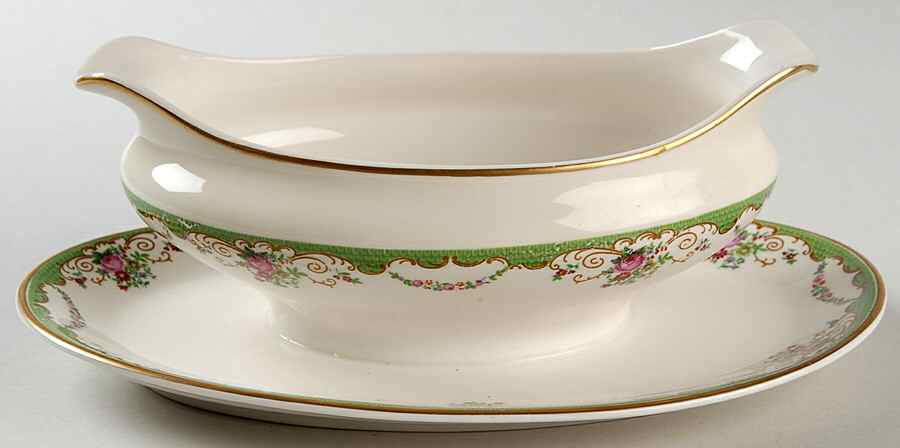 B9289 Gravy Boat with Attached Underplate by Warwick-1