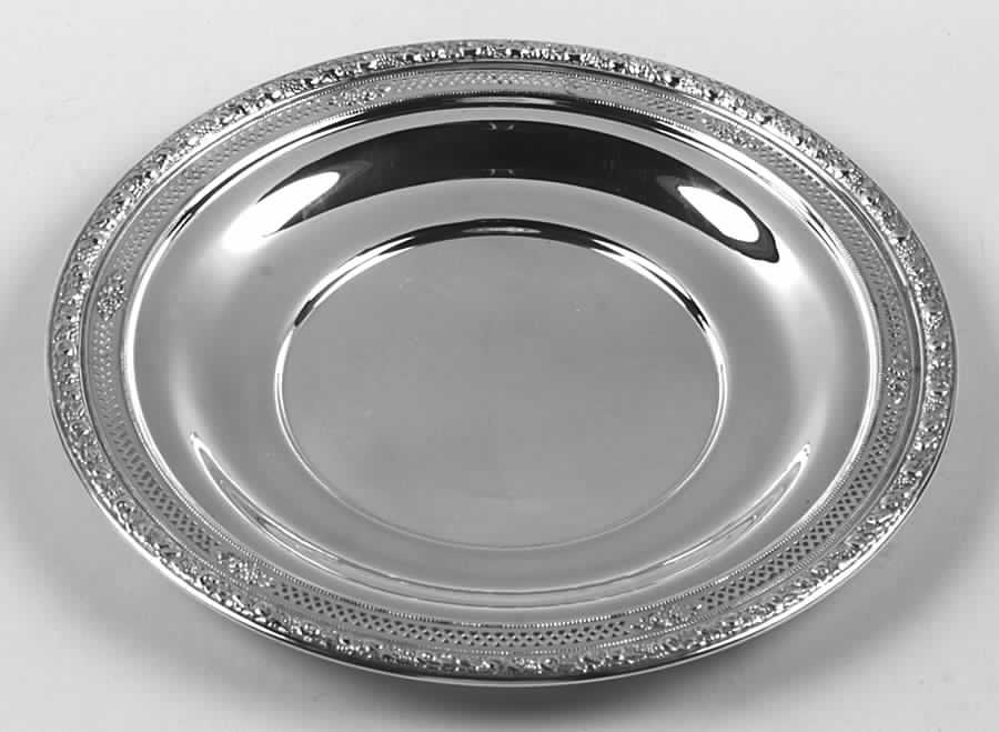 Sterling Hollowware 9" Sandwich Plate by Wallace Silver-1