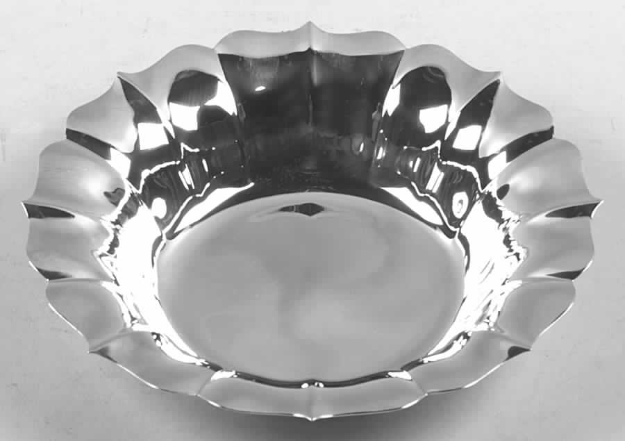 Sterling Hollowware 9" Round Vegetable Bowl by Wallace Silver-1