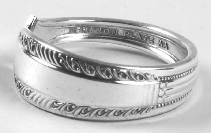 Sharon (Silverplate, Harmony House, 1926) Napkin Ring Large HC by Wallace Silver-1