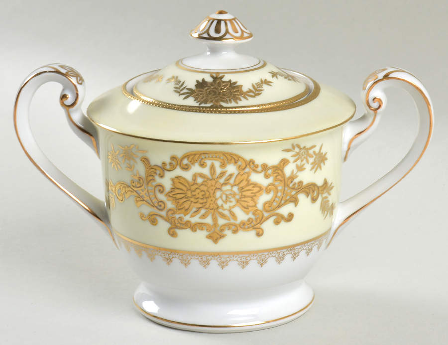 Y-102 Sugar Bowl & Lid by Wiss-1