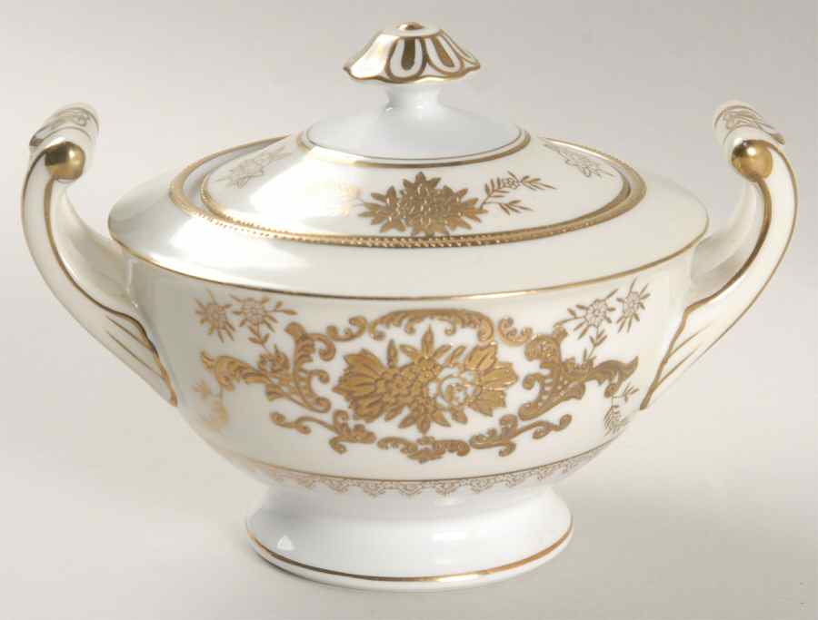 Y-102 Sugar Bowl & Lid by Wiss-1