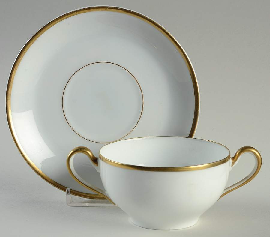 WCH1 Flat Bouillon Cup & Saucer by Wittelsbach-1