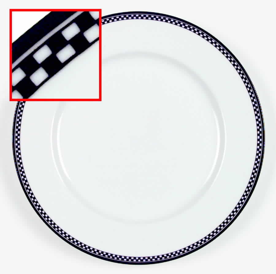 American Bistro Black Dinner Plate by Woodmere-1