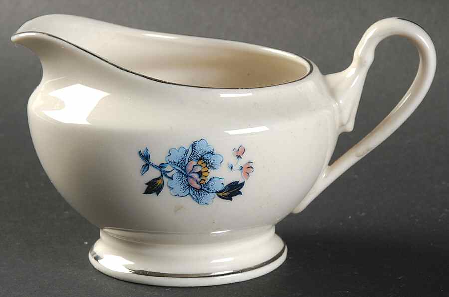 Blue Rose Creamer by Woodmere-1