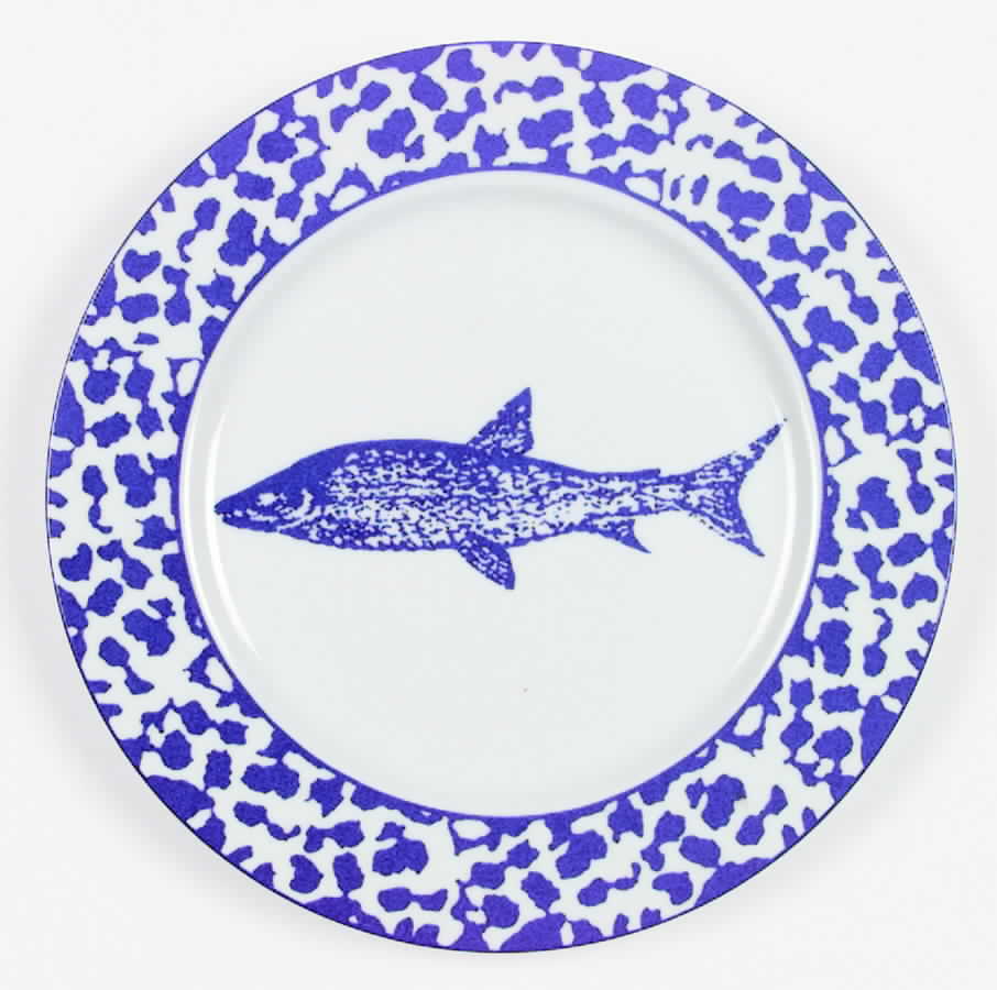 Cape Cod Blue Dinner Plate by Woodmere-1