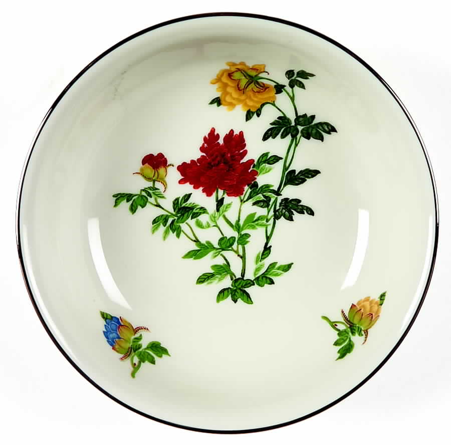 Floral Jewels Fruit/Dessert (Sauce) Bowl by Woodmere-1