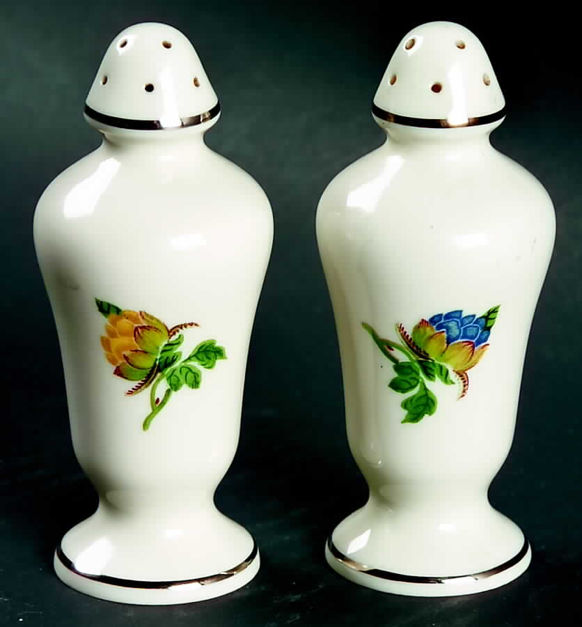 Floral Jewels Salt & Pepper Set by Woodmere-1