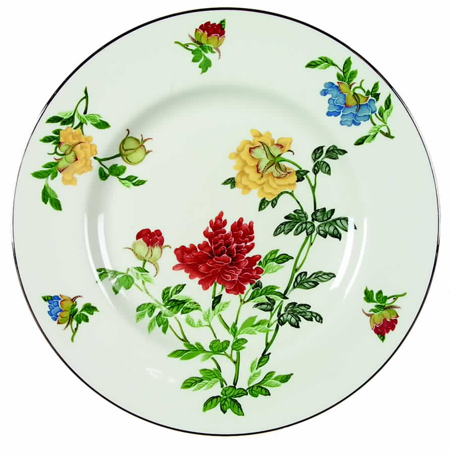 Floral Jewels Dinner Plate by Woodmere-1