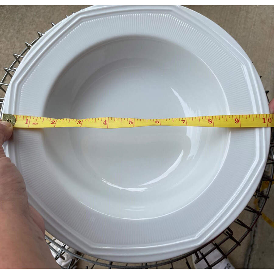 Illusion Large Rim Soup Bowl by Woodmere-1