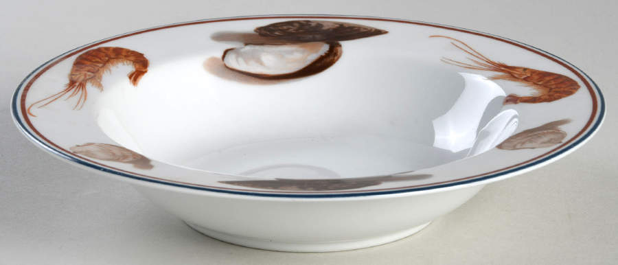 Seafood Rim Soup Bowl by Woodmere-1