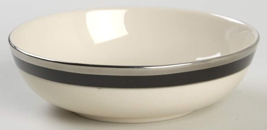Silver Halo Fruit/Dessert (Sauce) Bowl by Woodmere-1