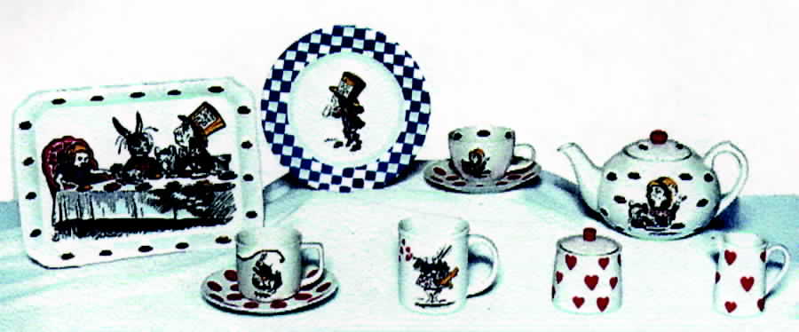 Tea Party Dinner Plate by Woodmere-1