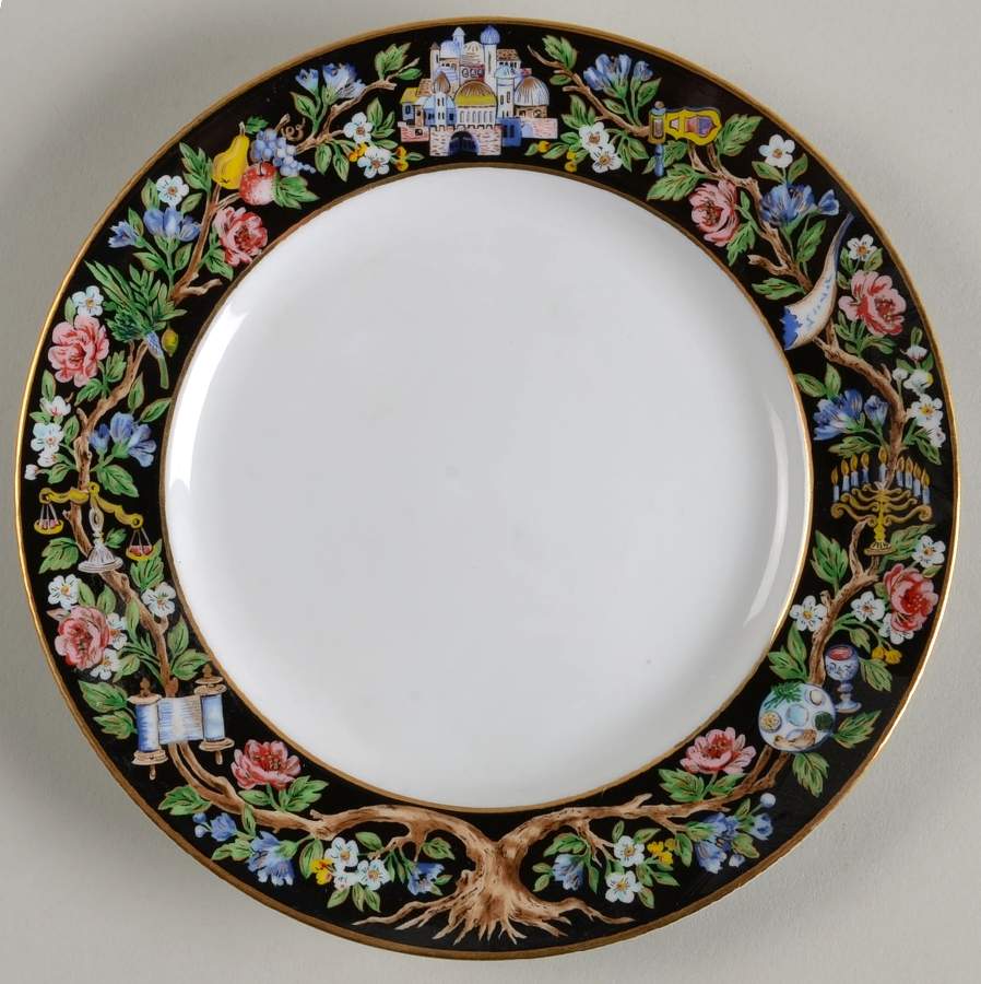 Tree of Life Salad Plate by Woodmere-1
