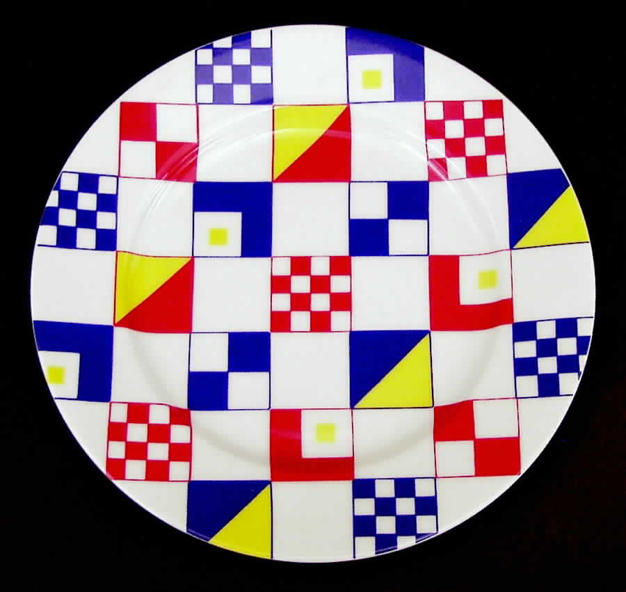 Yachting Salad Plate by Woodmere-1