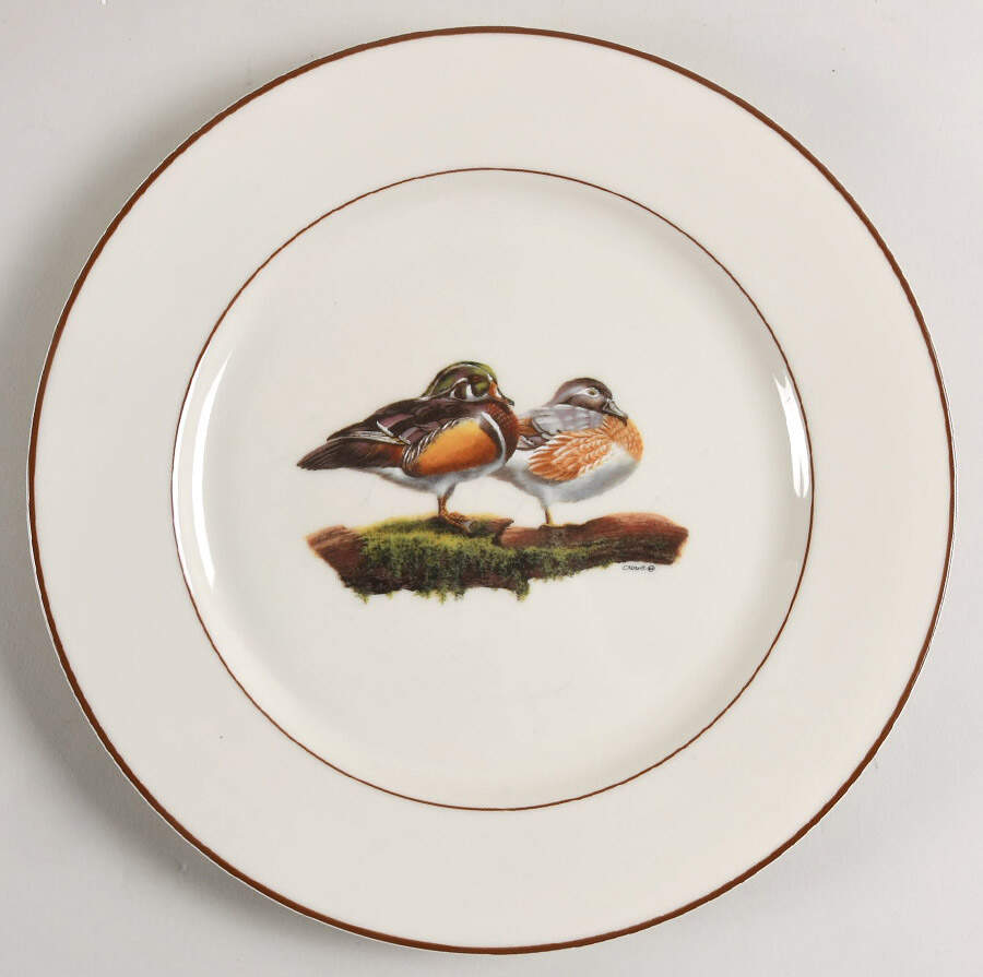 Marshlands Mallards Dinner Plate by Wildlife Designs-1
