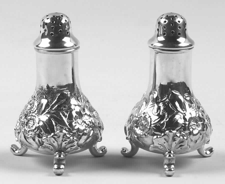 Sterling Hollowware Salt and Pepper Set by Whiting Manf Co-1