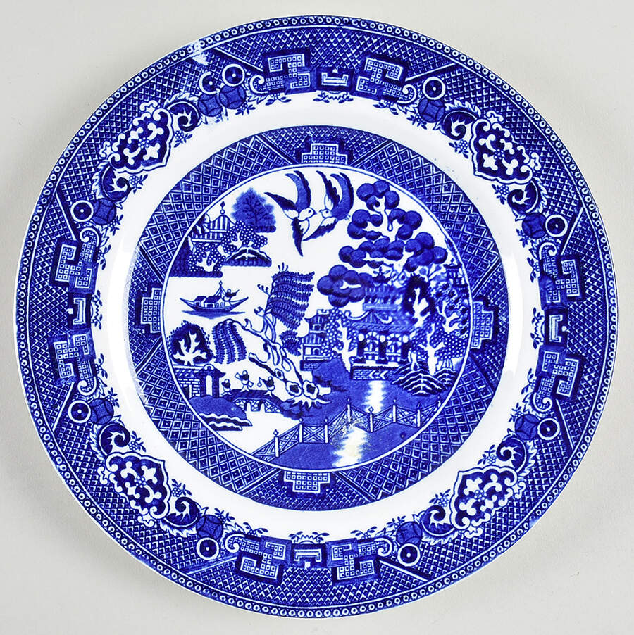 Willow Luncheon Plate by JH Weatherby-1