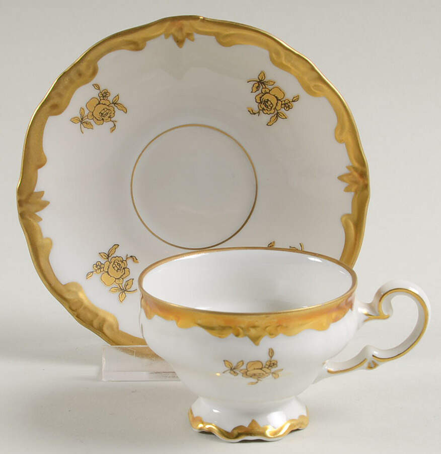 17010 Footed Demitasse Cup & Saucer Set by Weimar-1