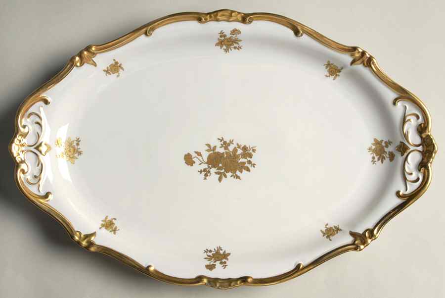 17010 14" Oval Serving Platter by Weimar-1