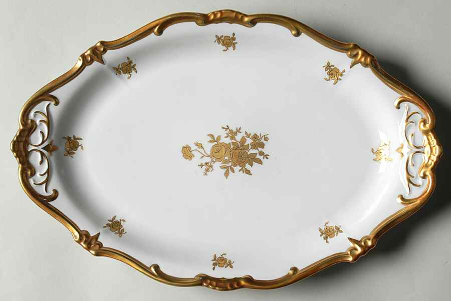 17010 12" Oval Serving Platter by Weimar-1