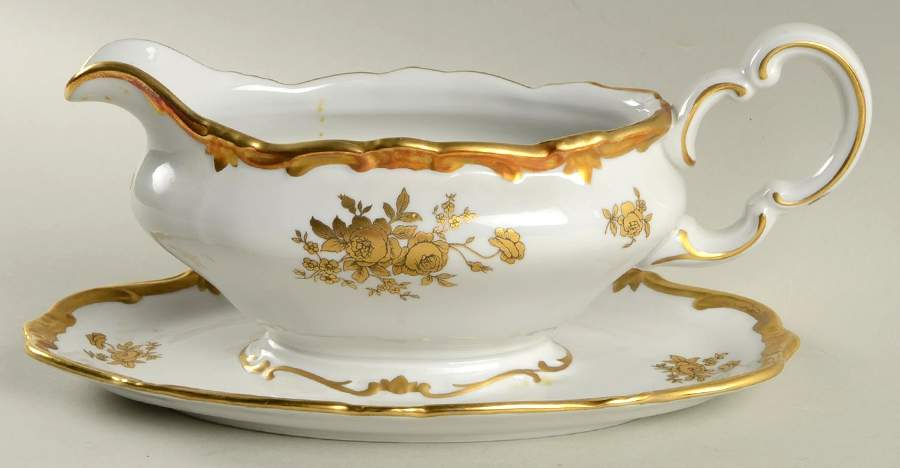 17010 Gravy Boat with Attached Underplate by Weimar-1
