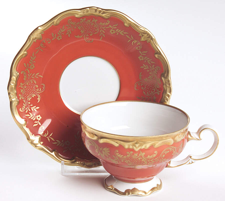 28010 Footed Cup & Saucer Set by Weimar-1