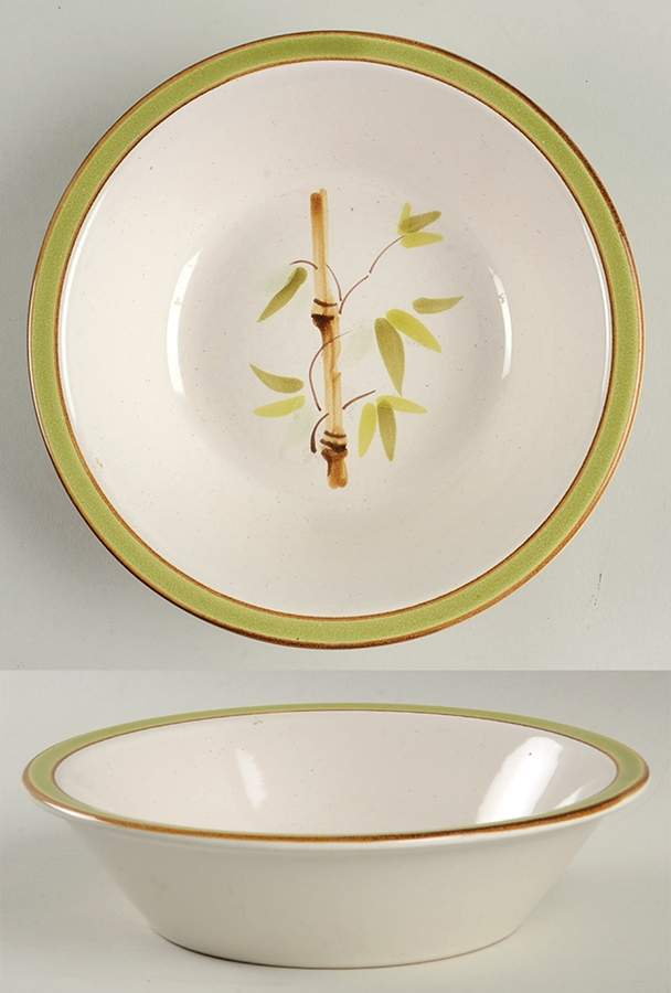 Bright Bamboo Rim Cereal Bowl by Wellin-1