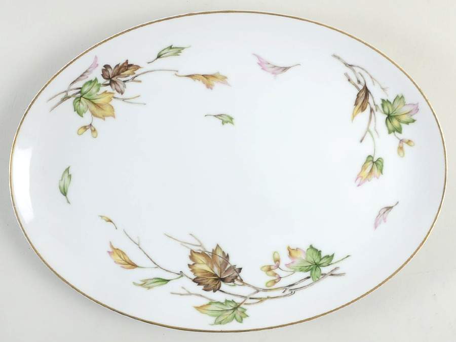 Autumn 12" Oval Serving Platter by Wentworth-1
