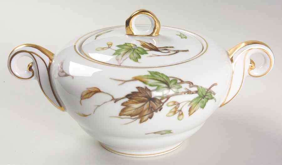 Autumn Sugar Bowl & Lid by Wentworth-1