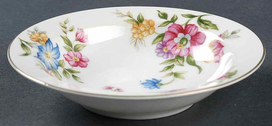Blue Bells Rim Fruit/Dessert (Sauce) Bowl by Wentworth-1