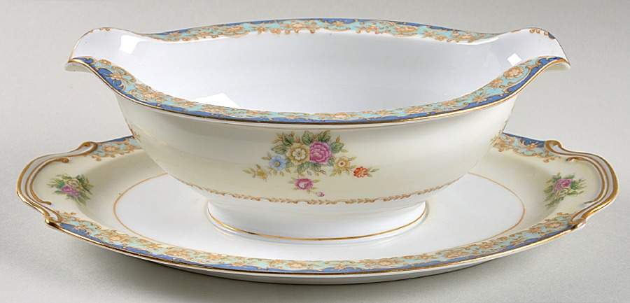 Bluciel Gravy Boat with Attached Underplate by Wentworth-1