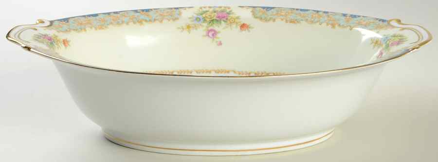 Bluciel 11" Oval Vegetable Bowl by Wentworth-1