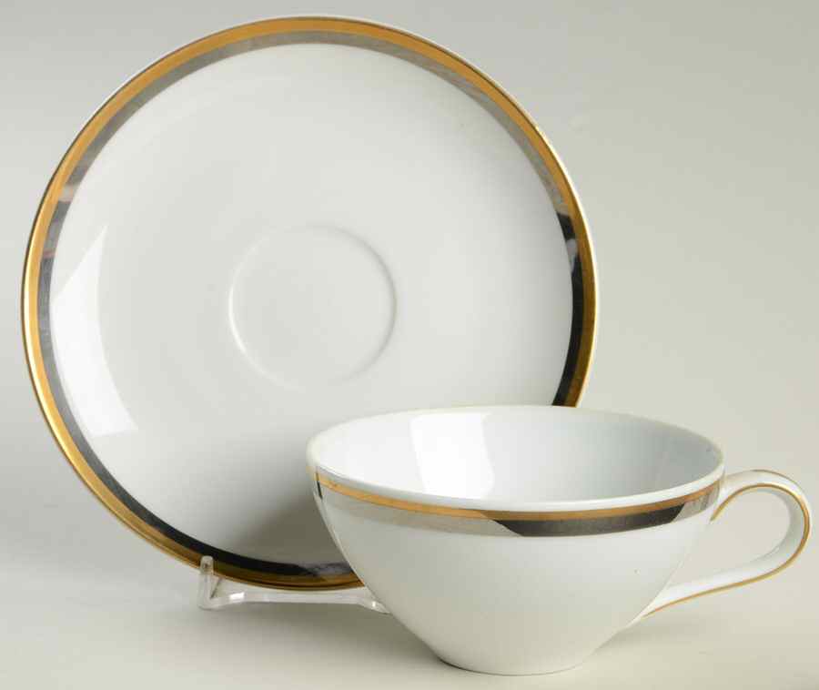 Camelot Flat Cup & Saucer Set by Wentworth-1