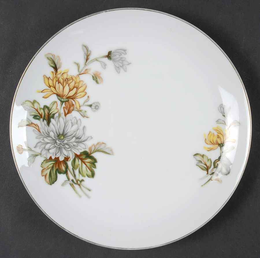 Chrysanthemum Salad Plate by Wentworth-1