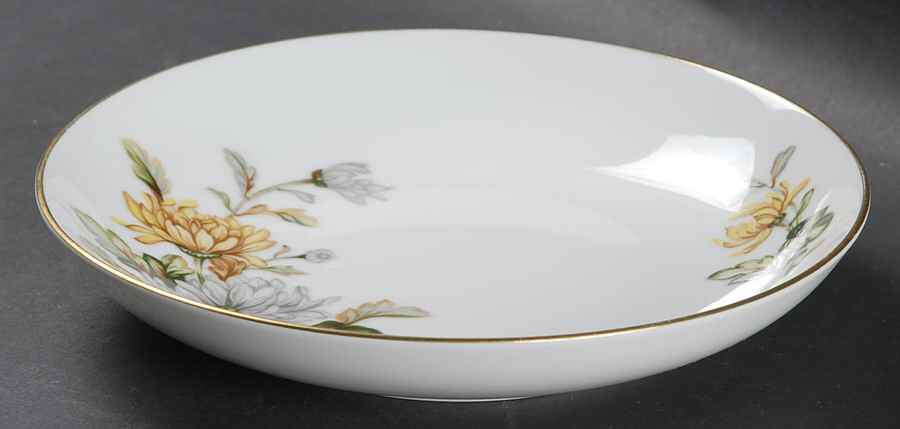 Chrysanthemum Coupe Soup Bowl by Wentworth-1