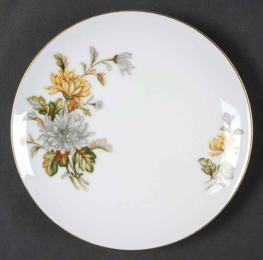 Chrysanthemum Bread & Butter Plate by Wentworth-1