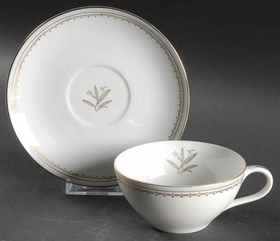Deauville Flat Cup & Saucer Set by Wentworth-1