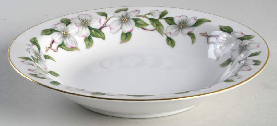 Dogwood Rim Soup Bowl by Wentworth-1